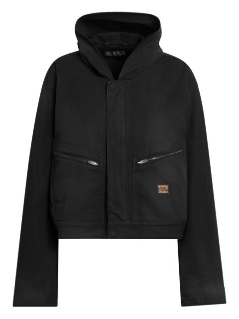 BALENCIAGA hooded zip-up jacket
