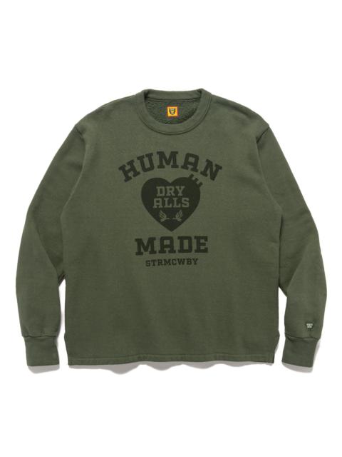 Human Made Military Sweatshirt Olive Drab