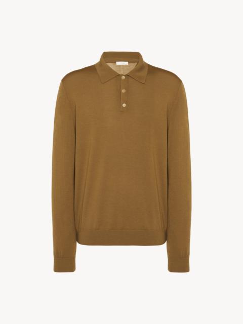 The Row Diego L/S Polo in Wool