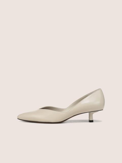 Vince Hallie Leather Kitten-Heel d'Orsay Pump