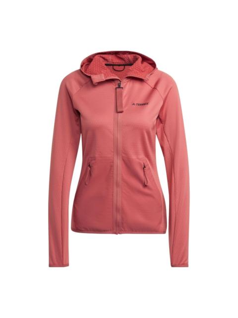 adidas (WMNS) adidas Terrex Tech Outdoor Jacket 'Pink' HH9288