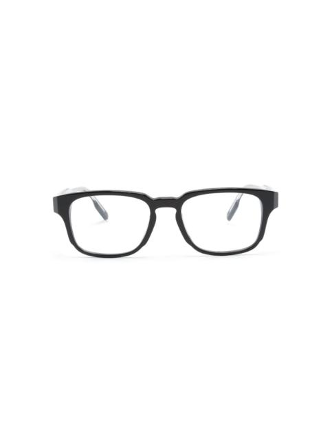 ZEGNA logo-plaque square-frame glasses