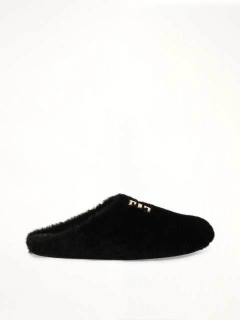 Givenchy 4G Shearling Slip On in Black