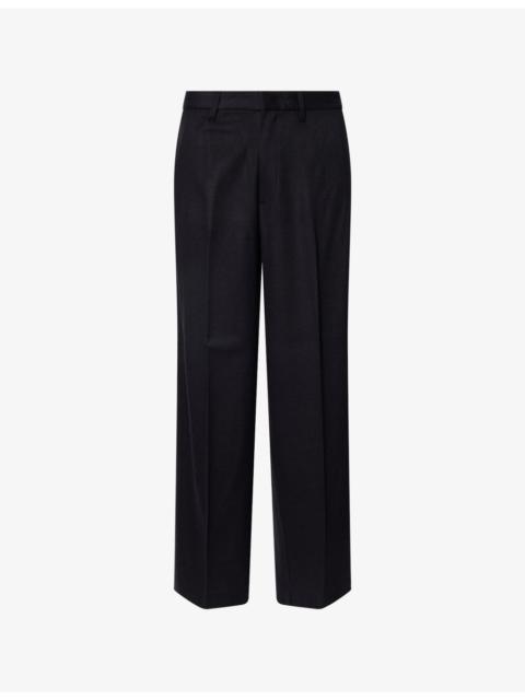 EMPORIO ARMANI Tailored Cashmere and Wool-Blend Trousers