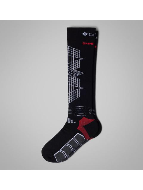 Columbia Omni-Heat Ski Over-the-Calf Optical Grid Medium Weight Socks