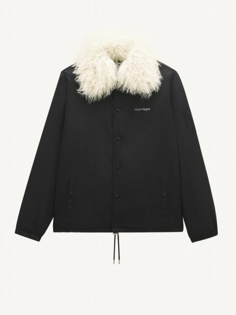 courrèges NYLON JACKET WITH LOGO