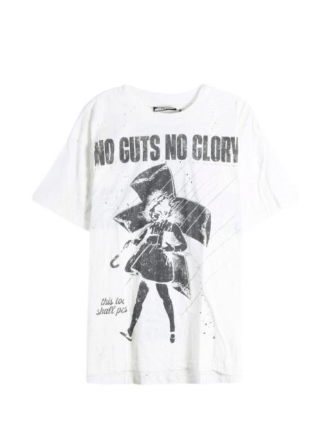 HELLSTAR Carry Your Cross graphic-print distressed T-shirt