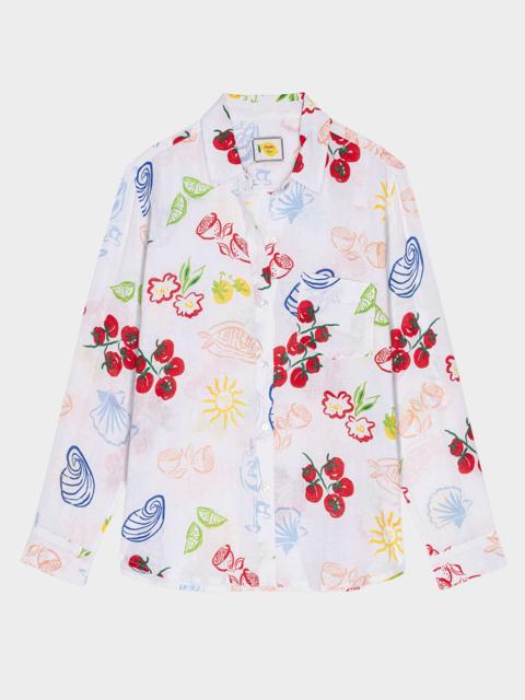 Rails x Giadzy Charli Antipasti Long-Sleeve Linen Shirt
