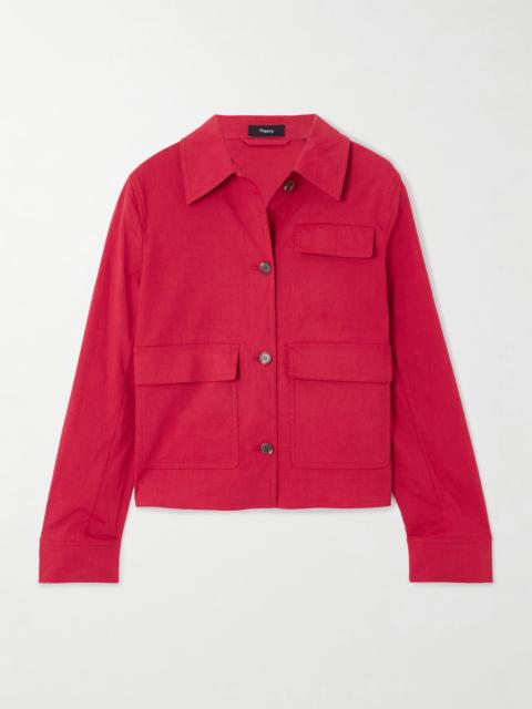 Theory Linen-blend Jacket