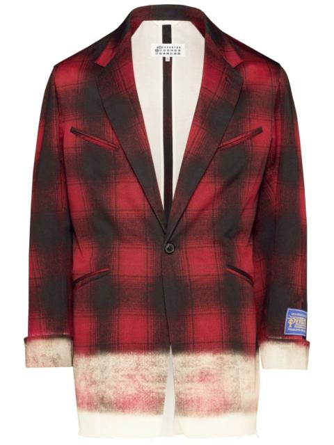 Pendleton checked blazer