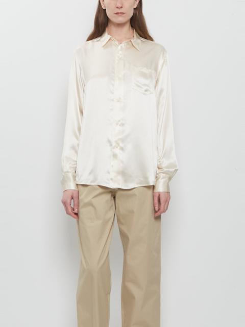 META CAMPANIA COLLECTIVE Pablo Unlined Fluid Silk Shirt