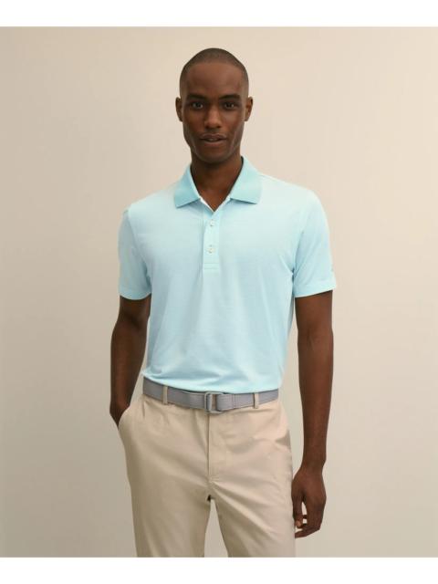 Brooks Brothers Performance Series Micro Stripe Jersey Polo Shirt