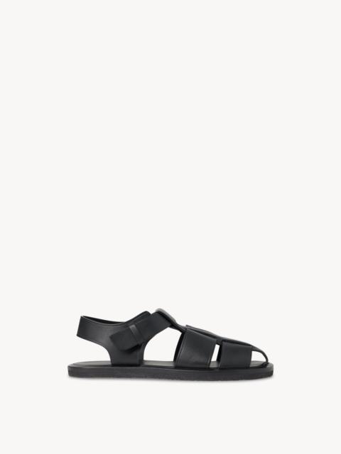 The Row Fisherman Sandal in Leather