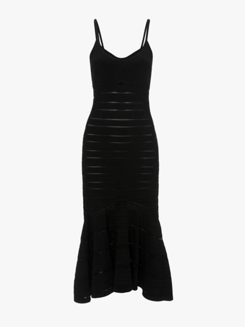 Victoria Beckham Cut-Out Detail Cami Dress In Black