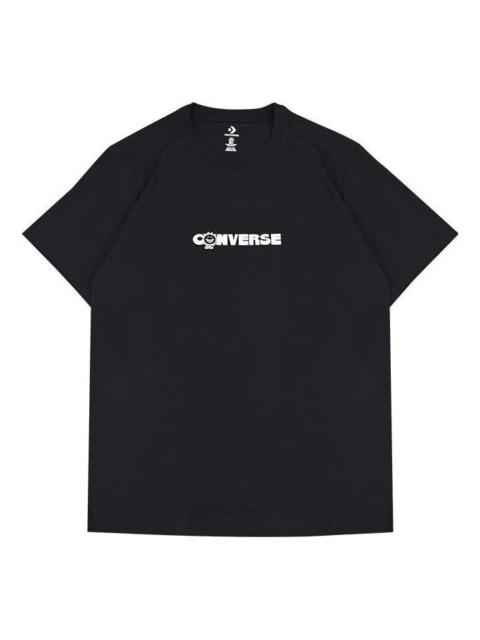 Converse Earth Moon Sun Short Sleeve T-shirt 'Black' 10025277-A01