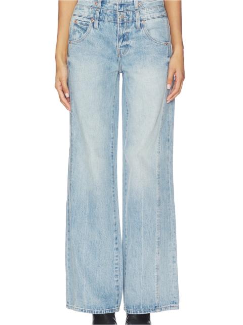 PISTOLA Caleb High Rise Stacked Wide Jeans