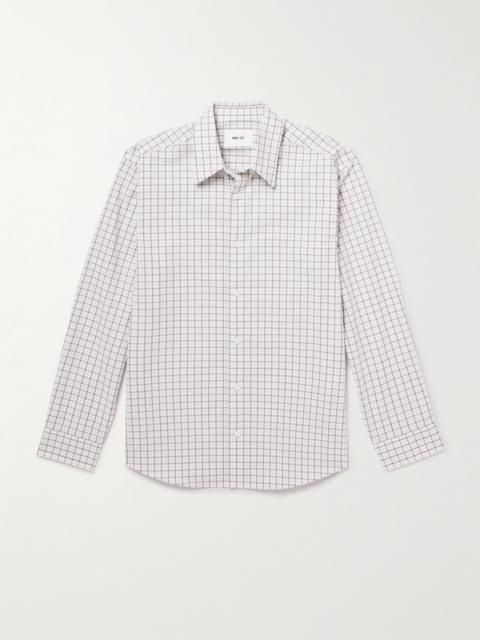 NN07 Quinsy 50070 Checked Organic Cotton-Poplin Shirt