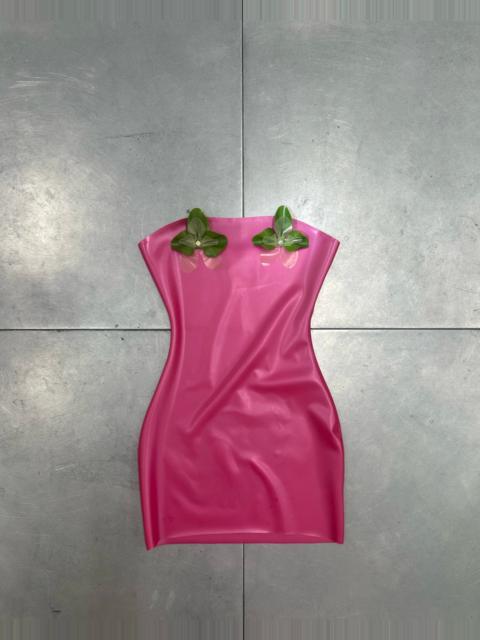 POSTER GIRL BLOSSOM DRESS RHUBARB