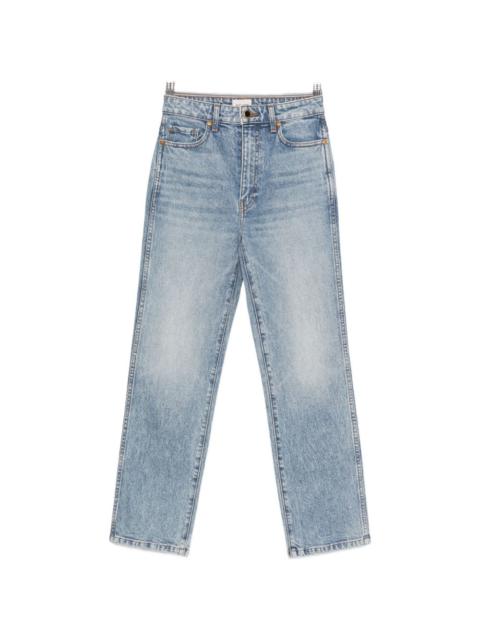 KHAITE Abigail button-fastening jeans