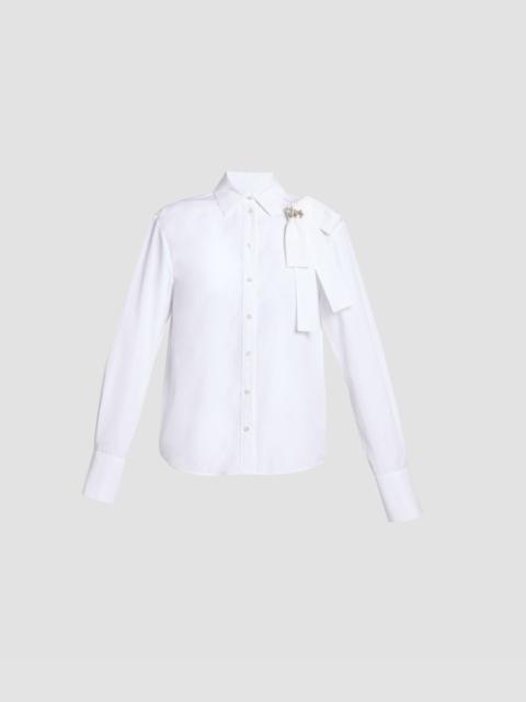 Erdem COTTON POPLIN LONG SLEEVE SHIRT