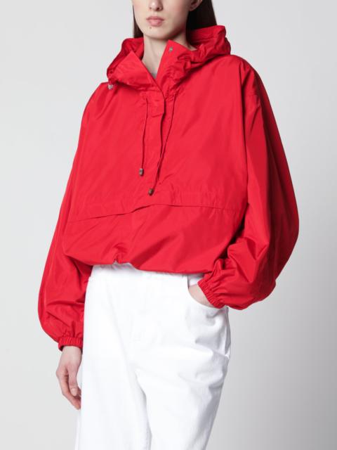 RÓHE Red windbreaker in silk-blend fabric