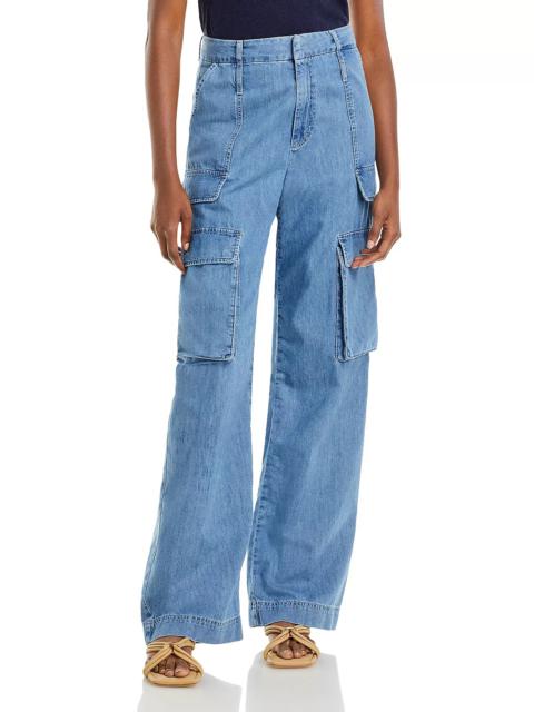 Relaxed Fit High Rise Straight Carpenter Jeans