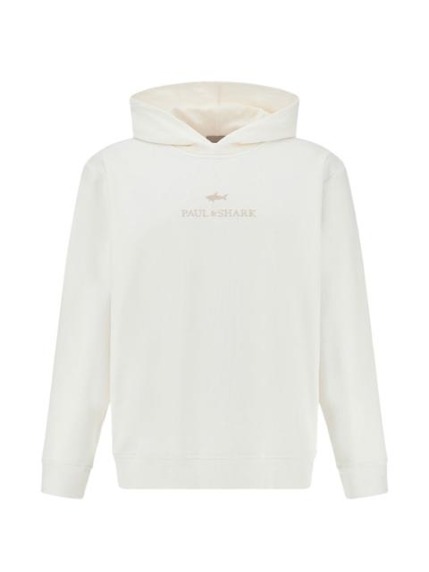 Paul & Shark logo-print hoodie