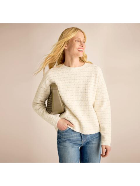 M.M.LaFleur Para Office Pullover - Boucle Stripe Jardigan