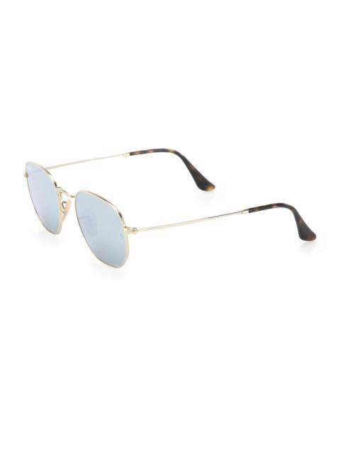Ray-Ban RB3548 51MM Hexagonal Sunglasses