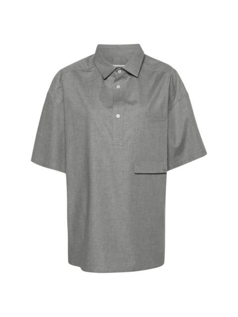 Alec poplin polo shirt