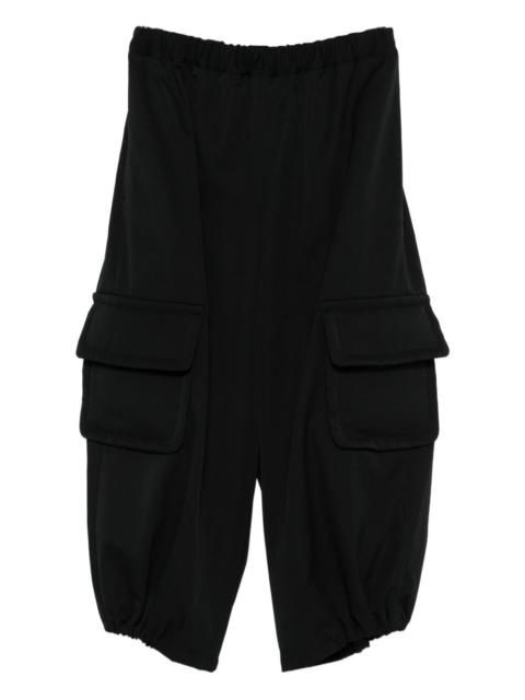 Comme Des Garçons elasticated-waist cargo trousers