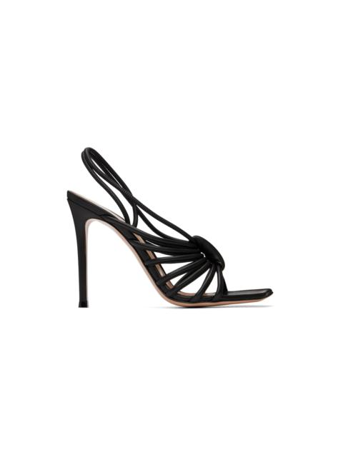 Black Hellen Heeled Sandals