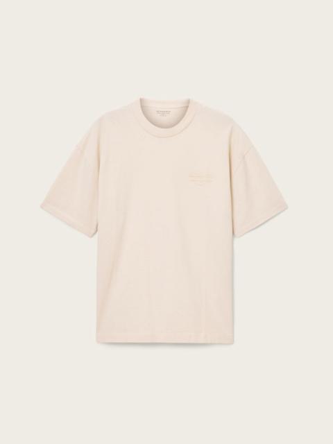 ALLSAINTS XANDER FLOCKED LOGO OVERSIZED T-SHIRT