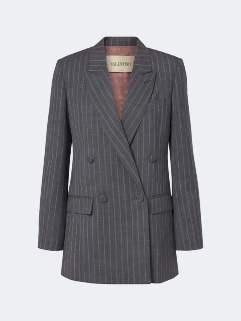 Valentino Pinstripe virgin wool blazer
