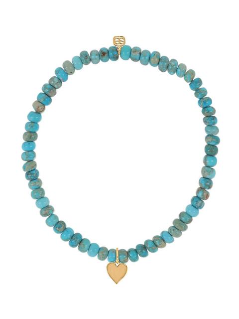 SYDNEY EVAN Turquoise Tiny Heart Charm Bracelet