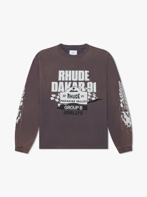 Rhude DAKAR 91 LS TEE