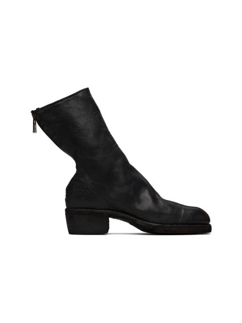 Guidi Black Back Zip Boots
