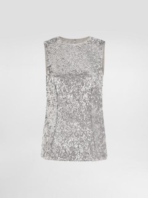 Dolce & Gabbana Sequin top