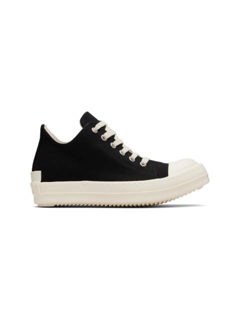 Rick Owens DRKSHDW Black Concordians Low Sneaks Sneakers