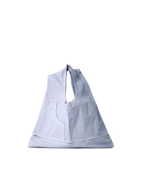 ISSEY MIYAKE panelled patch-pocket shoulder bag