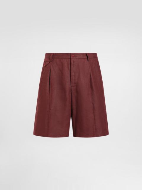 Dolce & Gabbana Linen bermuda shorts