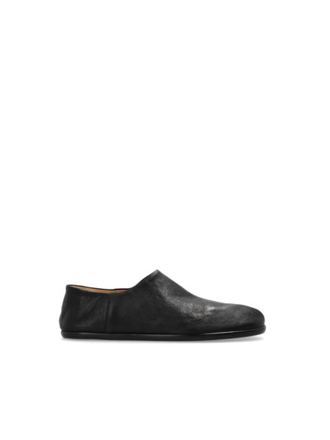 Maison Margiela TABI LEATHER BABOUCHE - BLACK
