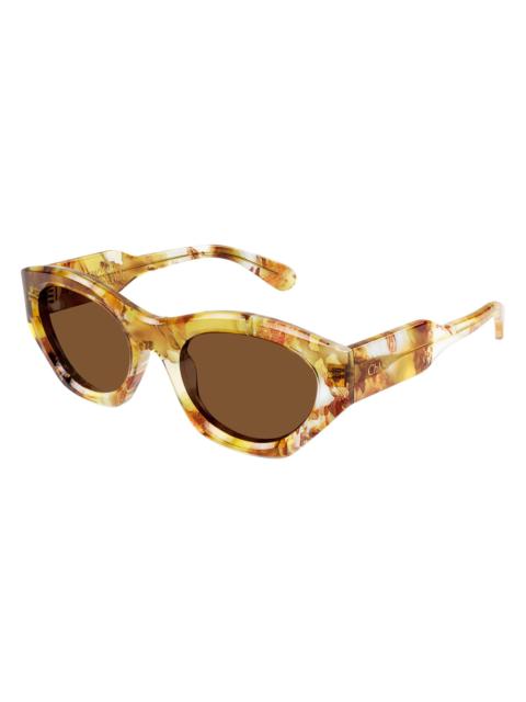 Chloé Women's Gayia/Reace 53MM Cat-Eye Sunglasses - Brown Yellow Havana