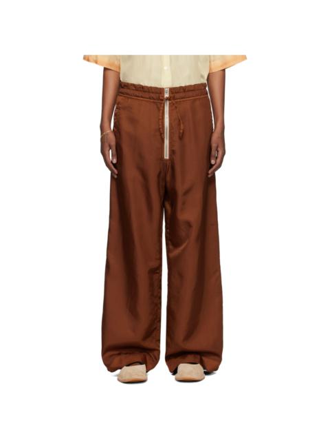 Brown Overdyed Trousers