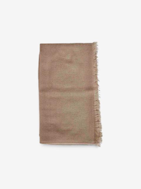 Brunello Cucinelli fringed rectangular scarf