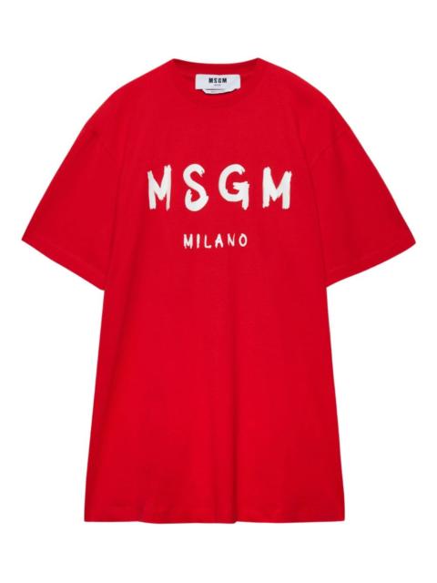 MSGM short-sleeve crew-neck T-shirt dress