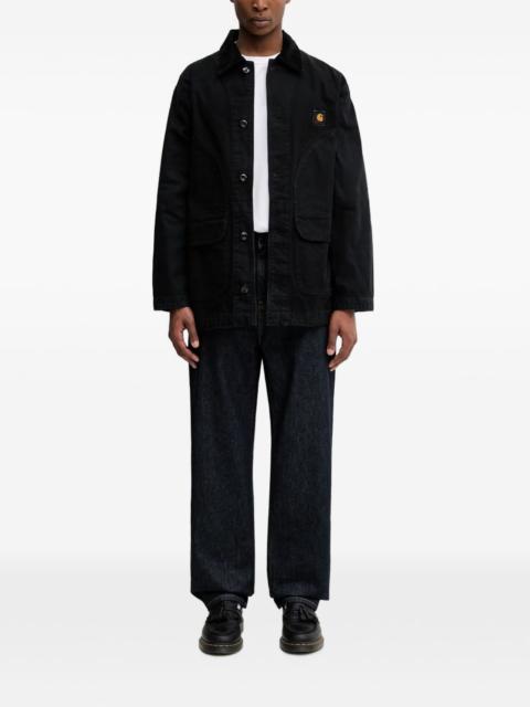 Carhartt WIP Prescott corduroy-collar logo-patch jacket