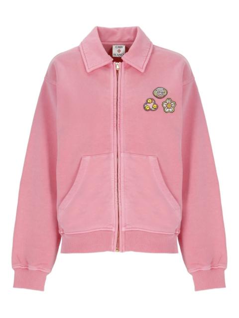 CASABLANCA zip-up bomber jacket