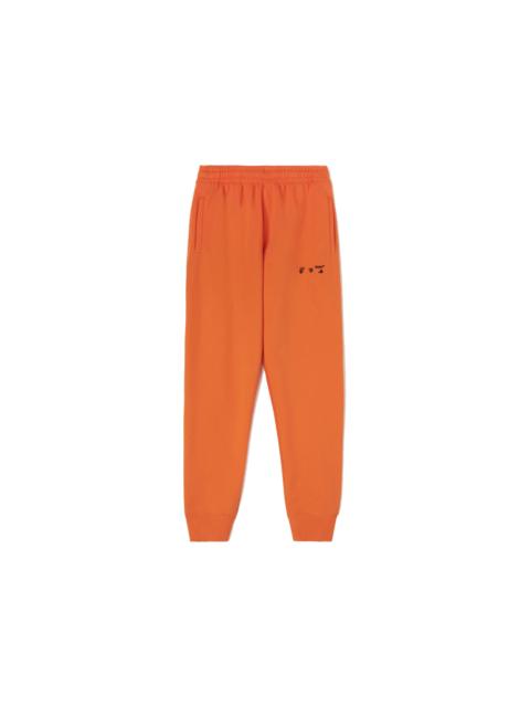 Off-White OFF-WHITE Diagonals Logo Sweatpants Orange/Black