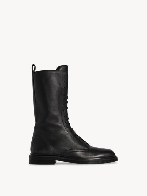 The Row Ranger Lace Up Boot in Leather